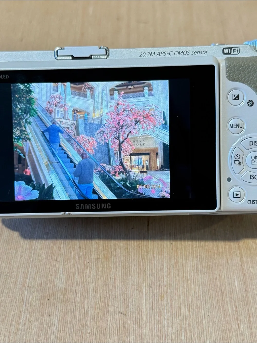 Samsung NX300 Mirrorless Digital Camera White Body Only Tested Working Read Info